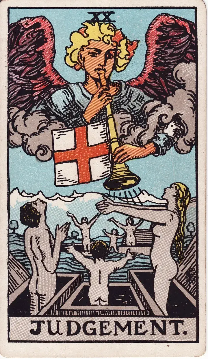 The Judgement — Rider-Waite-Smith tarot card