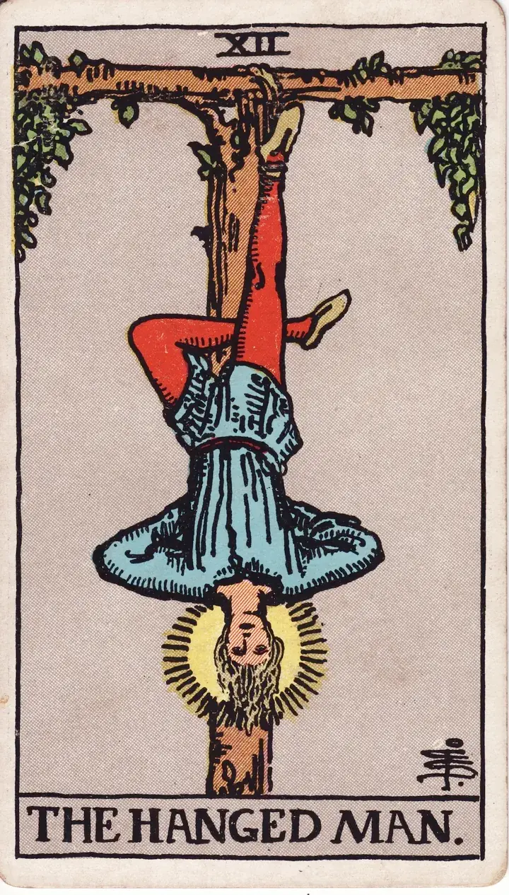 The The Hanged Man — Rider-Waite-Smith tarot card